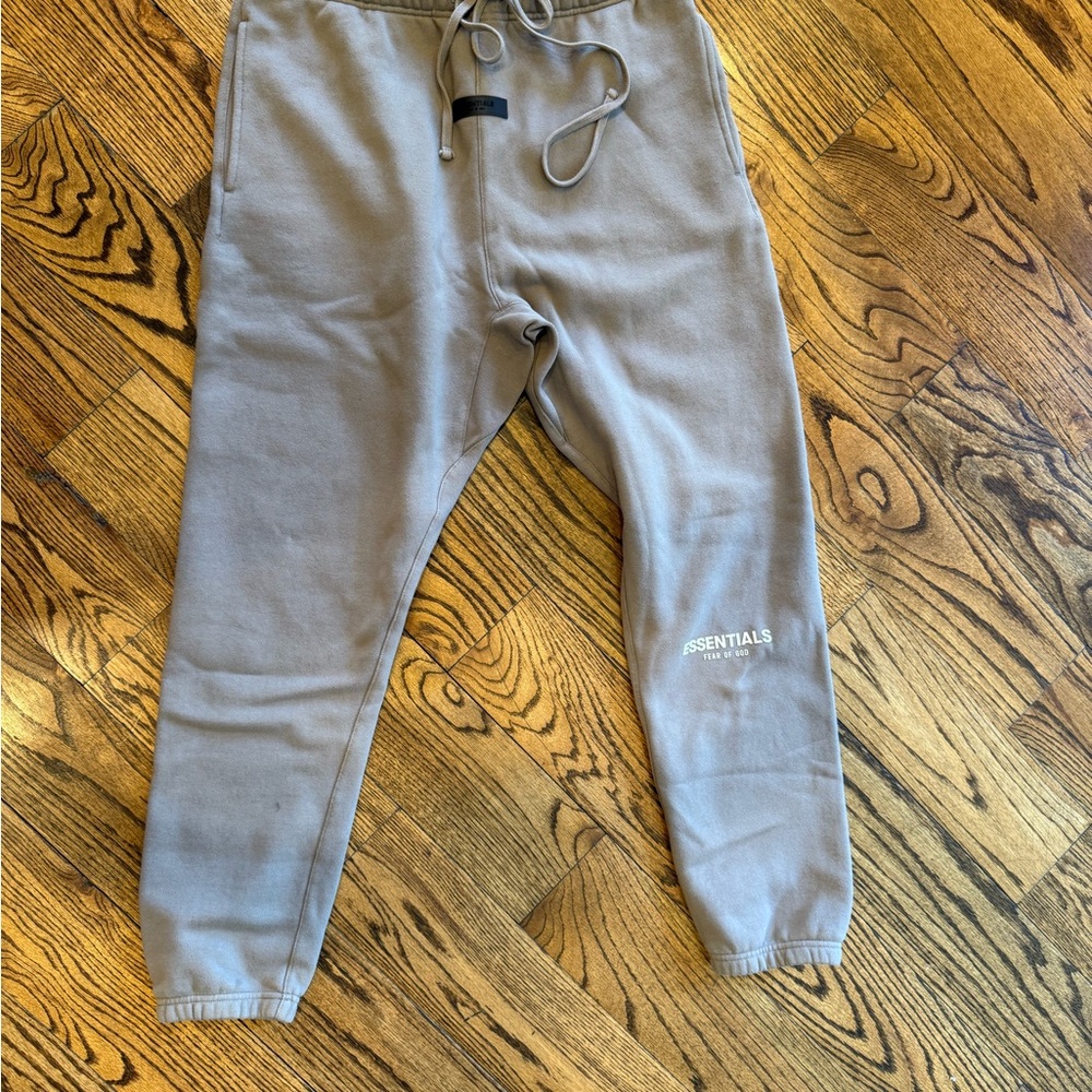 Essentials Unisex Sweatpants - Light Brown - Large